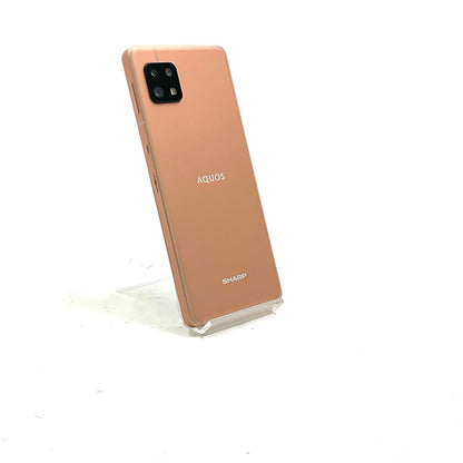 【全額返金保証】【最速発送】SHARP AQUOS sense6s 64GB ライトカッパー 楽天モバイル SIMフリー SH-RM19s 白ロム 美品 動作確認済
