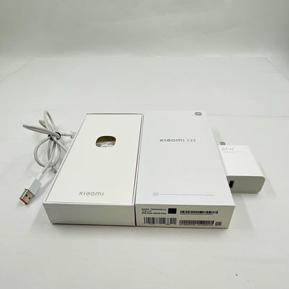 【全額返金保証】【最速発送】Xiaomi Xiaomi 13T 256GB ブラック au XIG04 白ロム 動作確認済