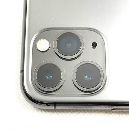 【全額返金保証】【最速発送】Apple iPhone iPhone 11 Pro Max 256GB スペースグレイ au 白ロム 動作確認済 85%