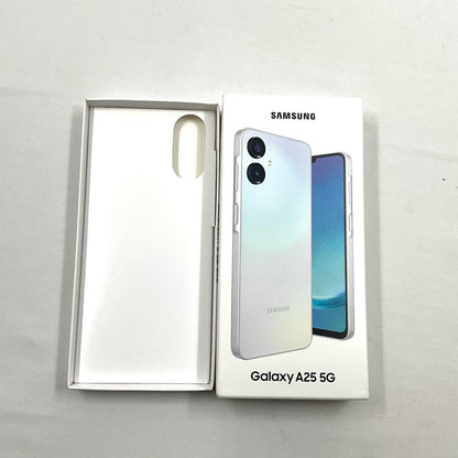 【全額返金保証】【最速発送】SAMSUNG Galaxy A25 5G 64GB ライトブルー au SCG33 白ロム 超美品 動作確認済