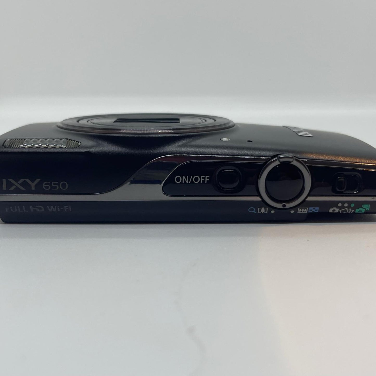 【全額返金保証】【最速発送】Canon コンパクトデジタルカメラ IXY 650 ブラック 動作確認済