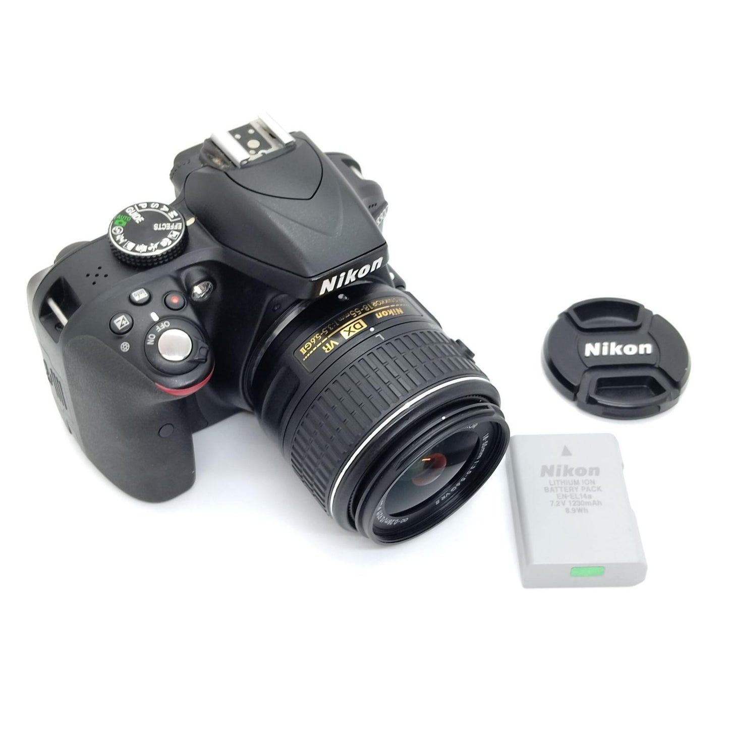【全額返金保証】【最速発送】Nikon デジタル一眼 D3300 18-55 VRII レンズキット 動作確認済