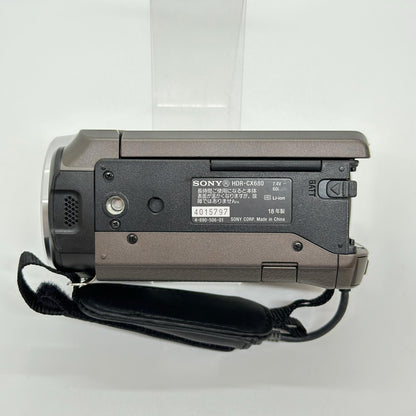 【全額返金保証】【最速発送】Sony HANDYCAM HDR-CX680 ブラウン 美品 動作確認済