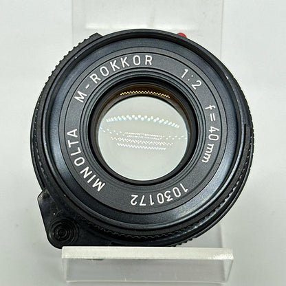 【最速発送】Minolta M-ROKKOR 40mm F2【難有】