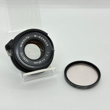 【最速発送】Minolta M-ROKKOR 40mm F2【難有】