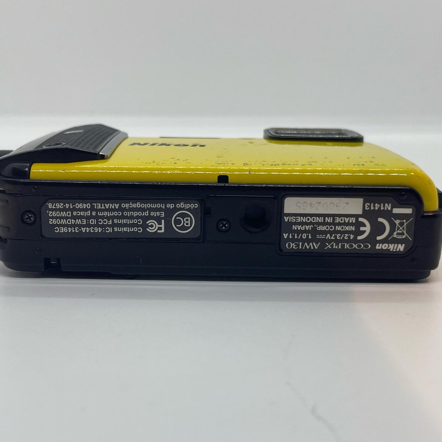 【全額返金保証】【最速発送】Nikon コンパクトデジタルカメラ COOLPIX AW130 イエロー 動作確認済