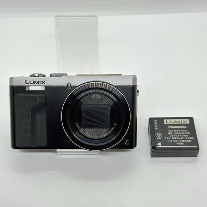 【全額返金保証】【最速発送】Panasonic コンパクトデジタルカメラ LUMIX DMC-TZ85 シルバー 動作確認済
