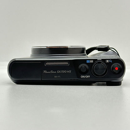【全額返金保証】【最速発送】Canon コンパクトデジタルカメラ PowerShot SX720 HS ブラック 美品 動作確認済