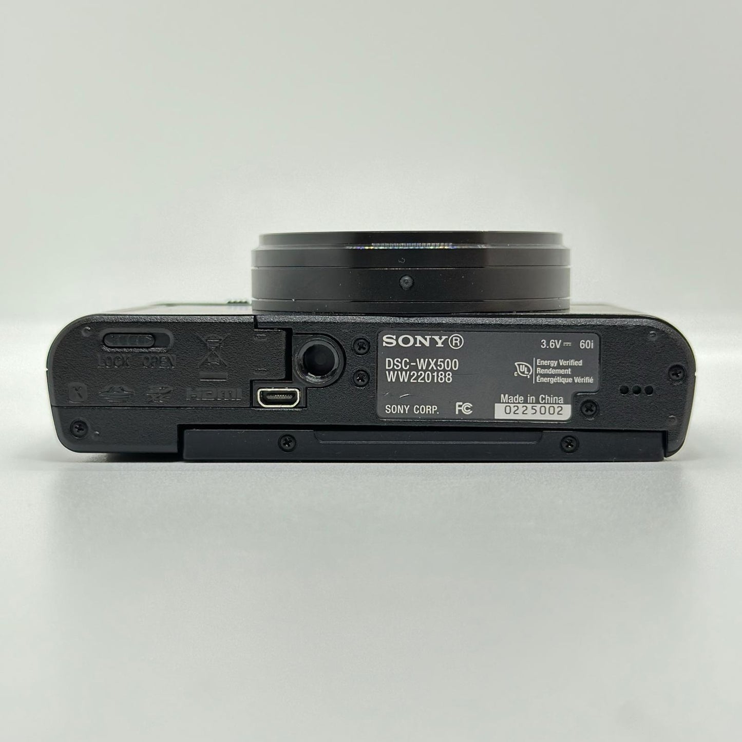 【全額返金保証】【最速発送】Sony コンパクトデジタルカメラ Cyber-shot DSC-WX500 ブラック 美品 動作確認済