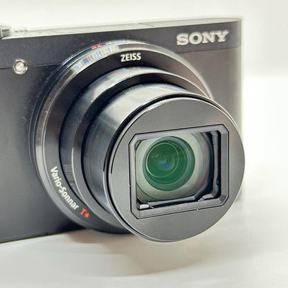 【全額返金保証】【最速発送】Sony コンパクトデジタルカメラ Cyber-shot DSC-WX500 ブラック 美品 動作確認済