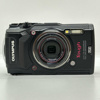 【全額返金保証】【最速発送】OLYMPUS コンパクトデジタルカメラ Tough TG-5 ブラック 美品 動作確認済