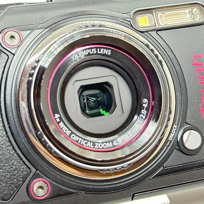 【全額返金保証】【最速発送】OLYMPUS コンパクトデジタルカメラ Tough TG-5 ブラック 美品 動作確認済