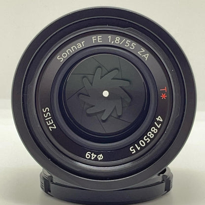 【全額返金保証】【最速発送】Sony Sonnar T* FE 55mm F1.8 ZA SEL55F18Z 美品 動作確認済