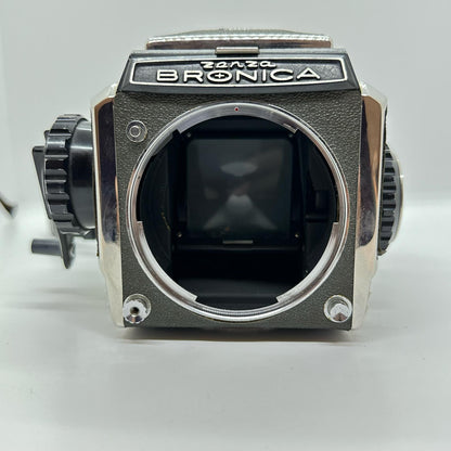 【最速発送】 ZENZA BRONICA S2 + NIKKOR-P・Ｃ 75mm F2.8【難有】