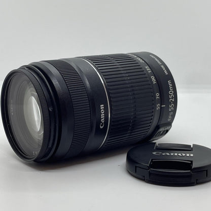 【全額返金保証】【最速発送】Canon EF-S 55-250mm F4-5.6 IS II 美品 動作確認済