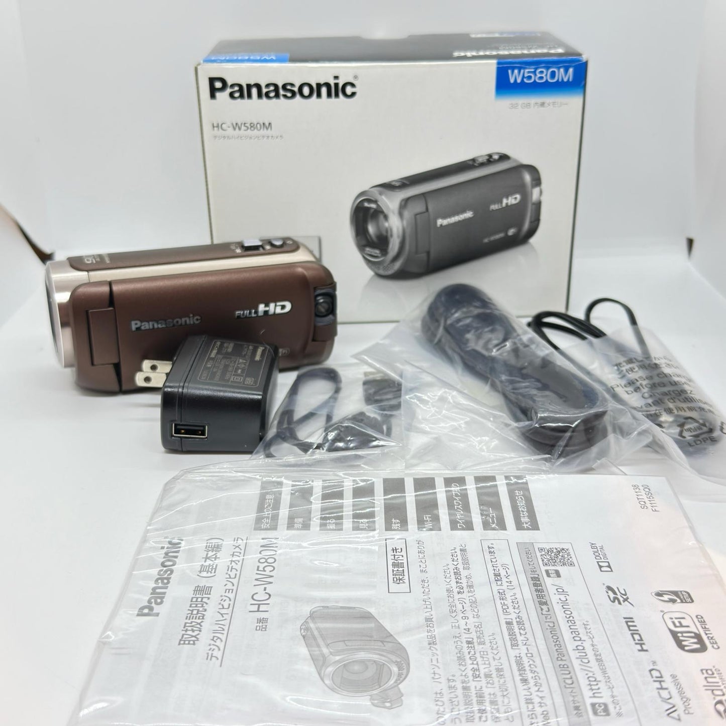 【全額返金保証】【最速発送】Panasonic HC-W580M 美品 動作確認済