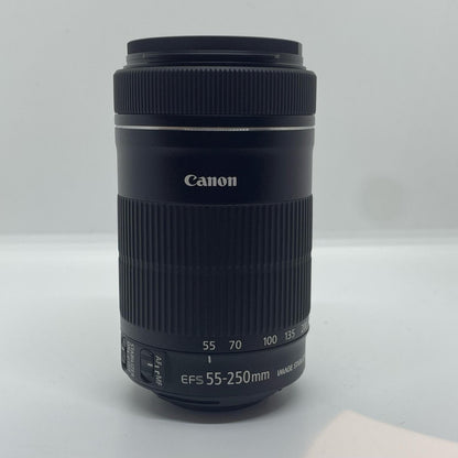 【全額返金保証】【最速発送】Canon EF-S 55-250mm F4-5.6 IS STM 美品 動作確認済