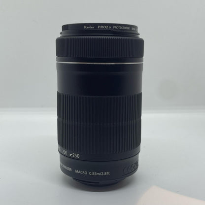 【全額返金保証】【最速発送】Canon EF-S 55-250mm F4-5.6 IS STM 美品 動作確認済