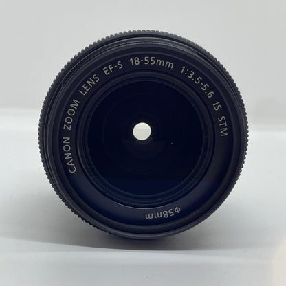 【全額返金保証】【最速発送】Canon EF-S 18-55mm F3.5-5.6 IS STM 美品 動作確認済