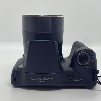 【全額返金保証】【最速発送】Canon コンパクトデジタルカメラ PowerShot SX420 IS 美品 動作確認済