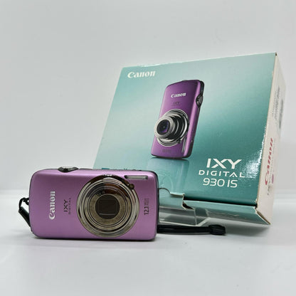 【全額返金保証】【最速発送】Canon コンパクトデジタルカメラ IXY DIGITAL 930 IS 美品 動作確認済
