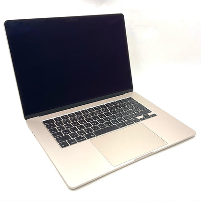 【全額返金保証】【最速発送】Apple MacBook Air 15.3インチ 2024 Apple M3 8GB 256GB スターライト 100% 動作確認済