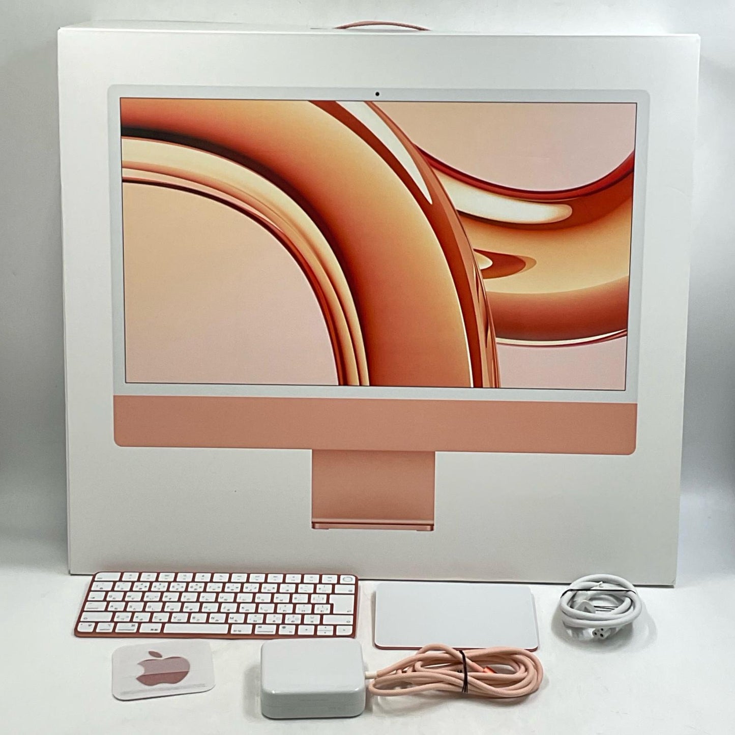 【全額返金保証】【最速発送】Apple iMac 24インチ Apple M3 8GB SSD 512GB ピンク 美品 動作確認済