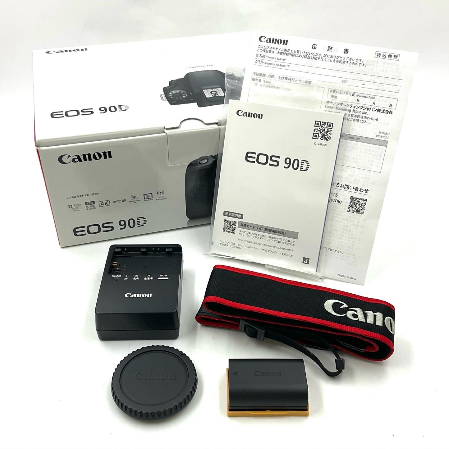 【全額返金保証】【最速発送】Canon デジタル一眼 EOS 90D ボディ ブラック 美品 動作確認済