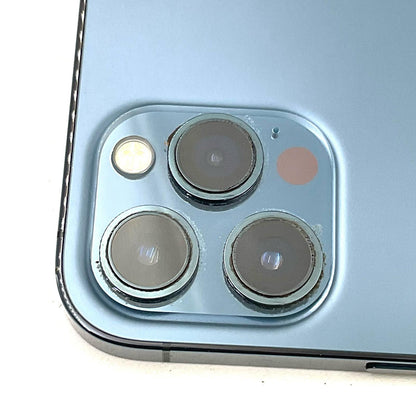 【全額返金保証】【最速発送】Apple iPhone iPhone 12 Pro Max 256GB パシフィックブルー Softbank 白ロム 動作確認済 74%