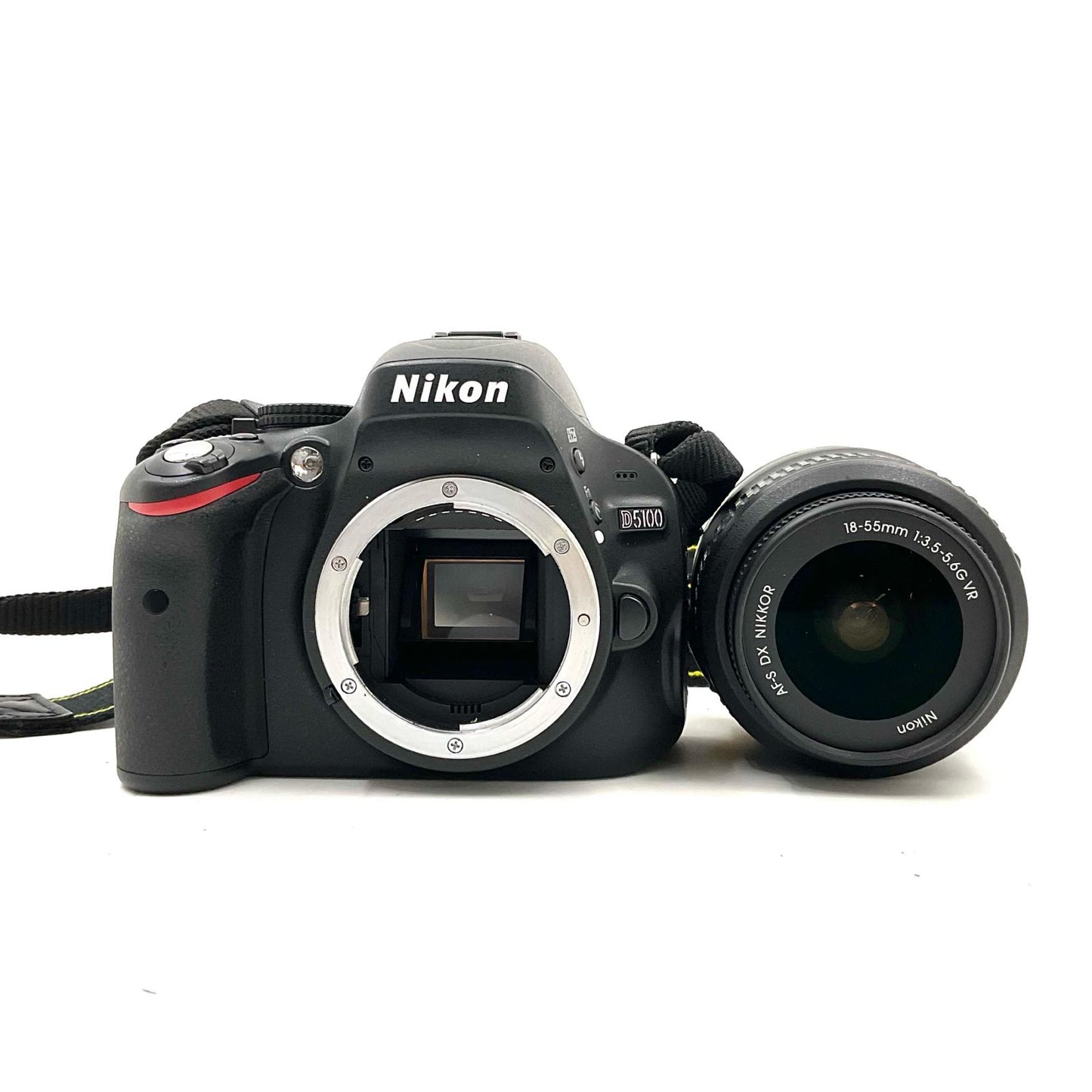 【全額返金保証】【最速発送】Nikon デジタル一眼 D5100 18-55 VR レンズキット ブラック 美品 動作確認済