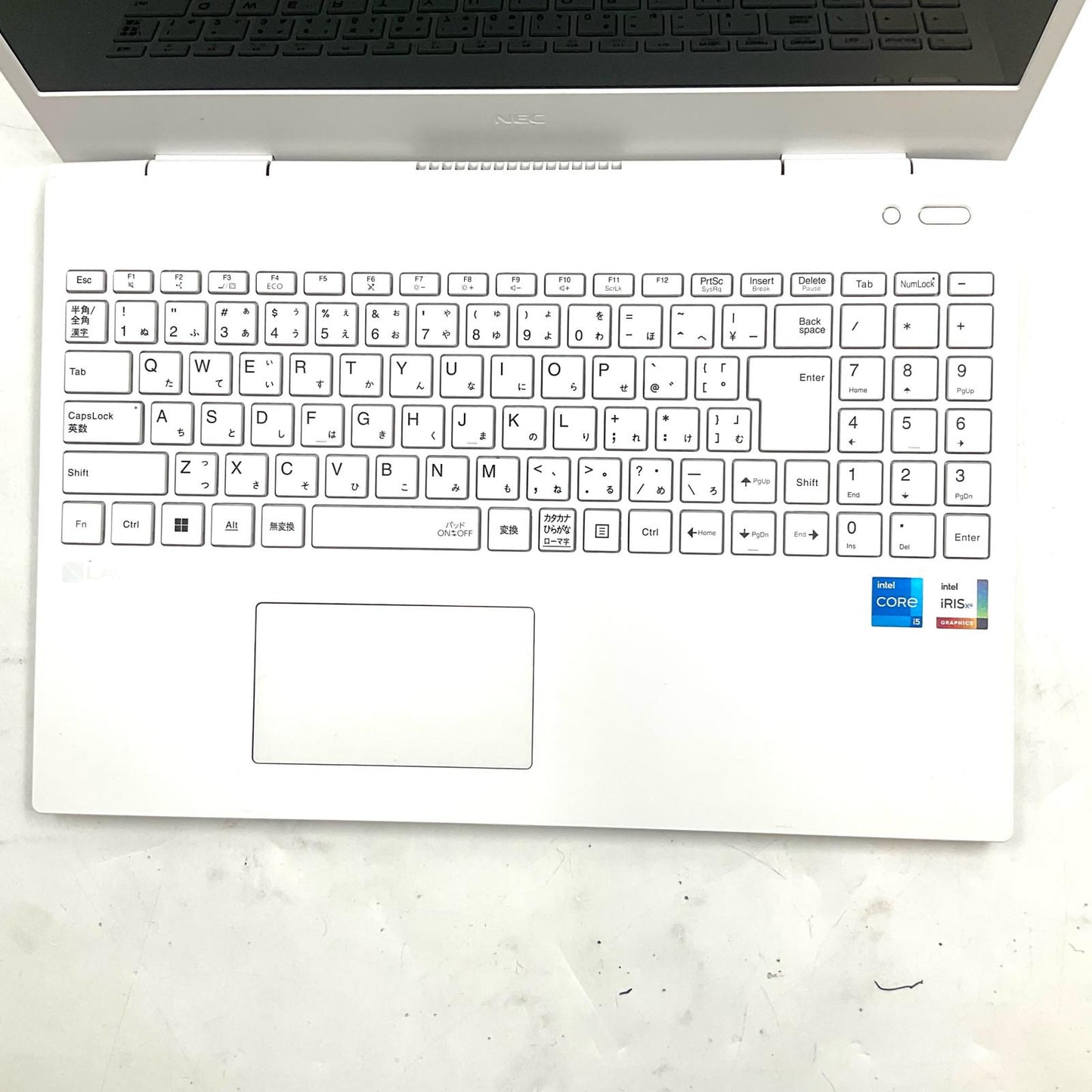 【全額返金保証】【最速発送】NEC LAVIE PC-N1555EAW-E3 i5-1135G7 8GB M.2 SSD 256GB 99.6% 美品 動作確認済