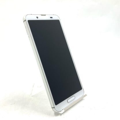 【全額返金保証】【最速発送】SHARP AQUOS sense3 64GB シルバーホワイト au SHV45 白ロム 動作確認済