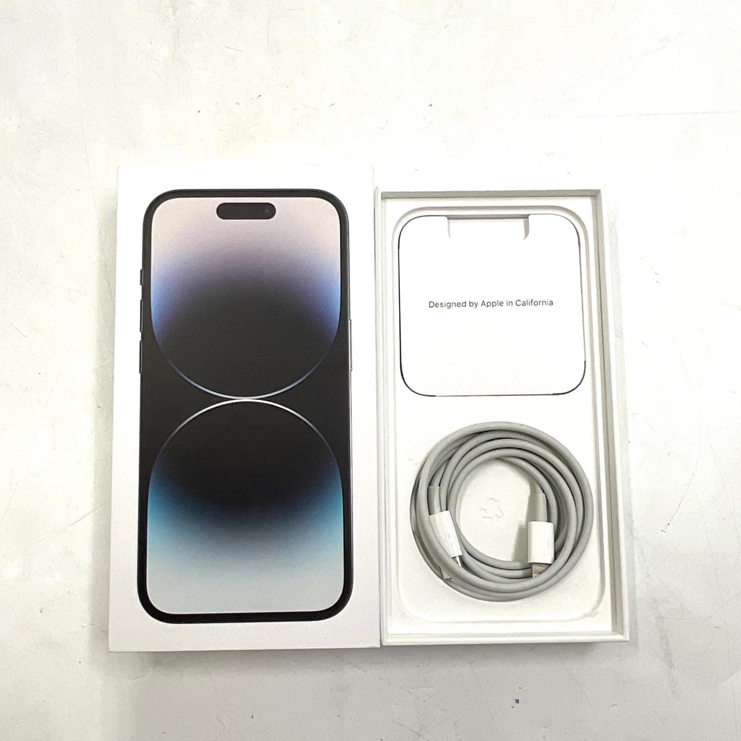 【全額返金保証】【最速発送】Apple iPhone iPhone 14 Pro 128GB スペースブラック au SIMフリー 白ロム 動作確認済 86%
