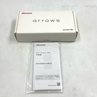【全額返金保証】【最速発送】富士通 arrows We 64GB ネイビー docomo F-51B 白ロム 超美品 動作確認済