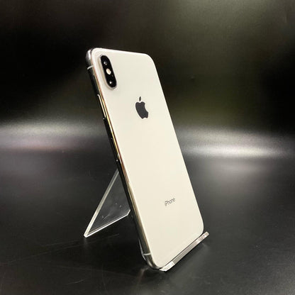 【全額返金保証】【最速発送】Apple iPhone iPhone XS Max 256GB ホワイトチタニウム docomo 白ロム 動作確認済 77%