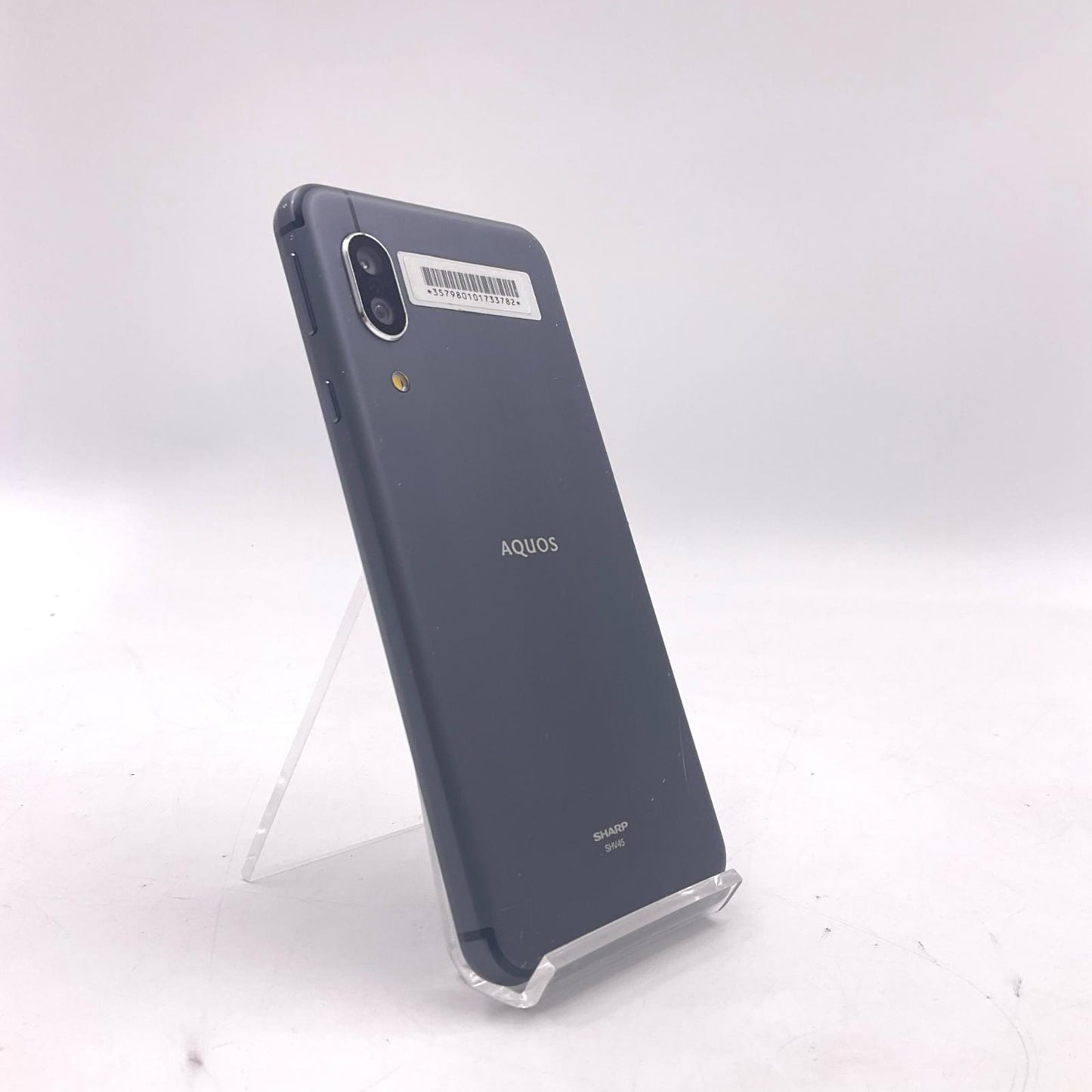 【全額返金保証】【最速発送】SHARP AQUOS sense3 64GB ブラック au SHV45 白ロム 動作確認済