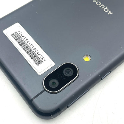 【全額返金保証】【最速発送】SHARP AQUOS sense3 64GB ブラック au SHV45 白ロム 動作確認済