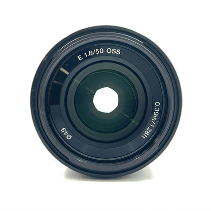 【全額返金保証】【最速発送】Sony E 50mm F1.8 OSS SEL50F18 ブラック 美品 動作確認済