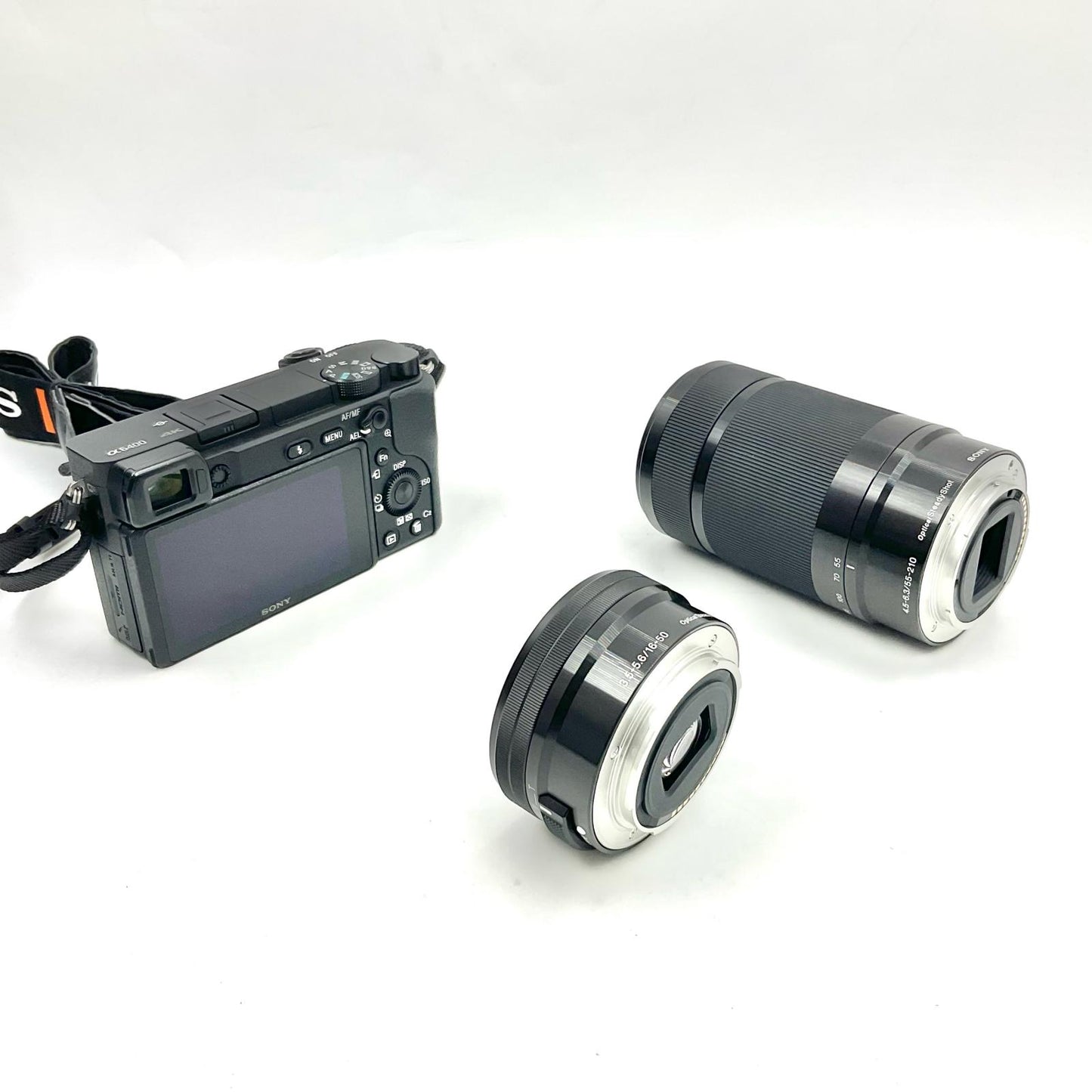 【全額返金保証】【最速発送】Sony デジタル一眼 α6400 ILCE-6400Y ダブルズームレンズキット ブラック 美品 動作確認済