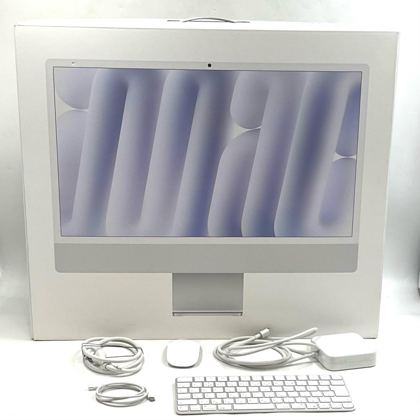 【全額返金保証】【最速発送】Apple iMac 24インチ M4 8コア 16GB SSD 512GB シルバー 美品 動作確認済