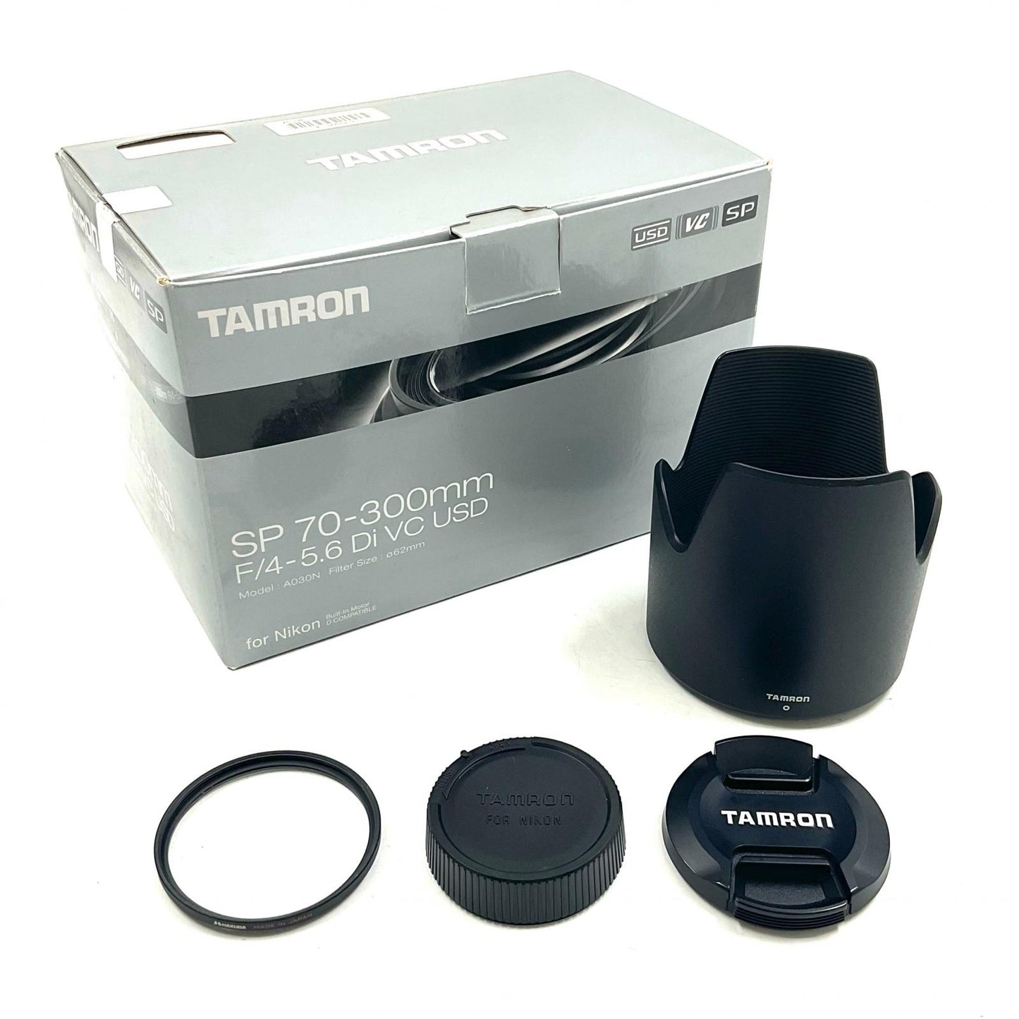 【全額返金保証】【最速発送】TAMRON SP 70-300mm F/4-5.6 Di VC USD (Model A030) [ニコン用] 美品 動作確認済