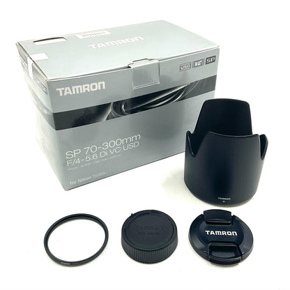 【全額返金保証】【最速発送】TAMRON SP 70-300mm F/4-5.6 Di VC USD (Model A030) [ニコン用] 美品 動作確認済