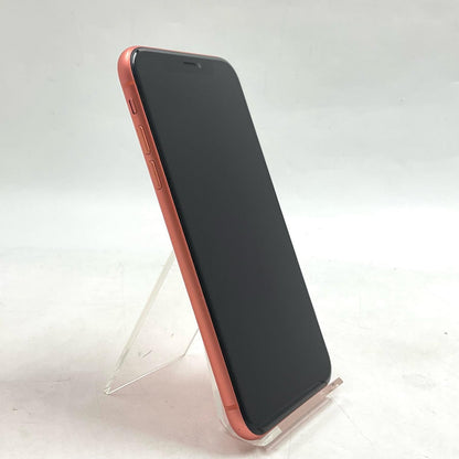 【全額返金保証】【最速発送】Apple iPhone iPhone XR 64GB コーラル Softbank 白ロム 美品 動作確認済 80%