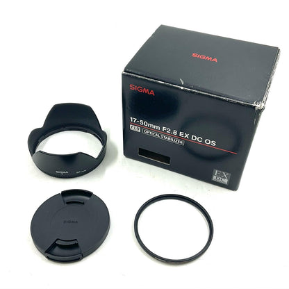 【全額返金保証】【最速発送】SIGMA 17-50mm F2.8 EX DC OS HSM [ニコン用] 動作確認済