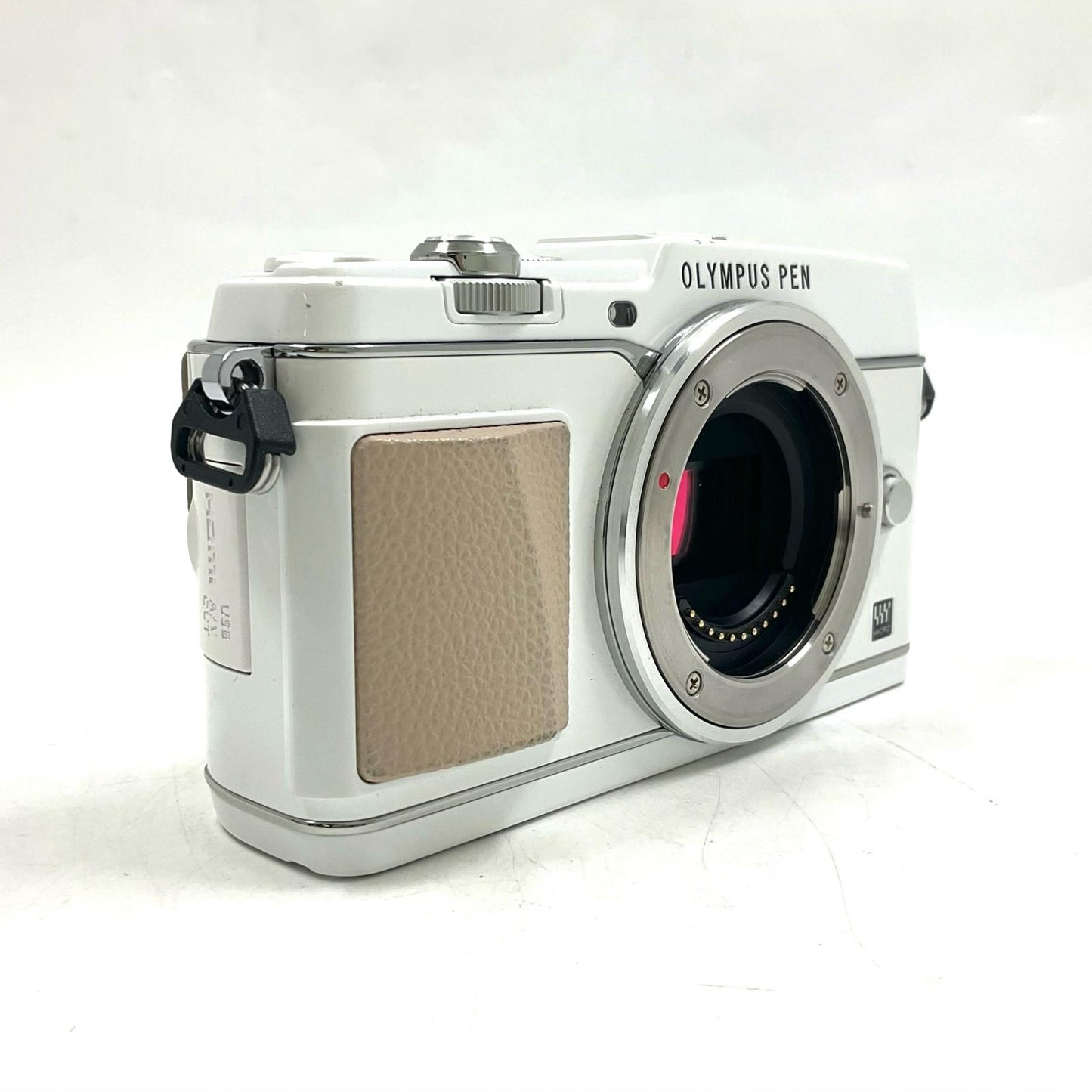 【全額返金保証】【最速発送】OLYMPUS デジタル一眼 PEN E-P5 ボディ ホワイト 動作確認済