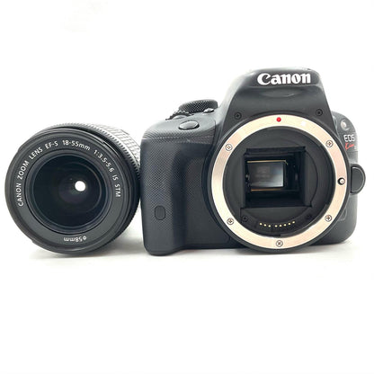 【全額返金保証】【最速発送】Canon デジタル一眼 EOS Kiss X7 EF-S18-55 IS STM レンズキット ブラック 美品 動作確認済