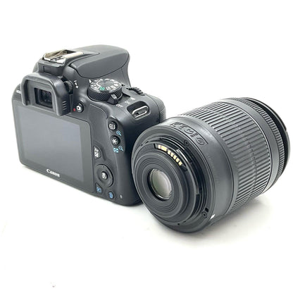 【全額返金保証】【最速発送】Canon デジタル一眼 EOS Kiss X7 EF-S18-55 IS STM レンズキット ブラック 美品 動作確認済