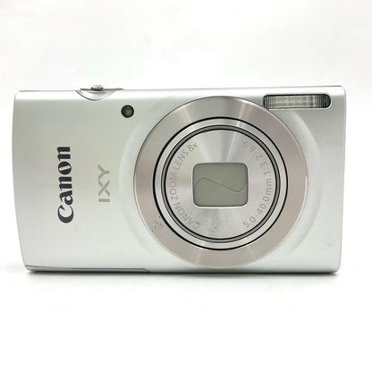 【全額返金保証】【最速発送】Canon コンパクトデジタルカメラ IXY 180 シルバー 美品 動作確認済