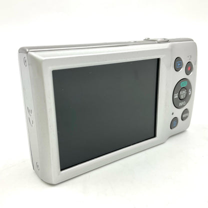 【全額返金保証】【最速発送】Canon コンパクトデジタルカメラ IXY 180 シルバー 美品 動作確認済