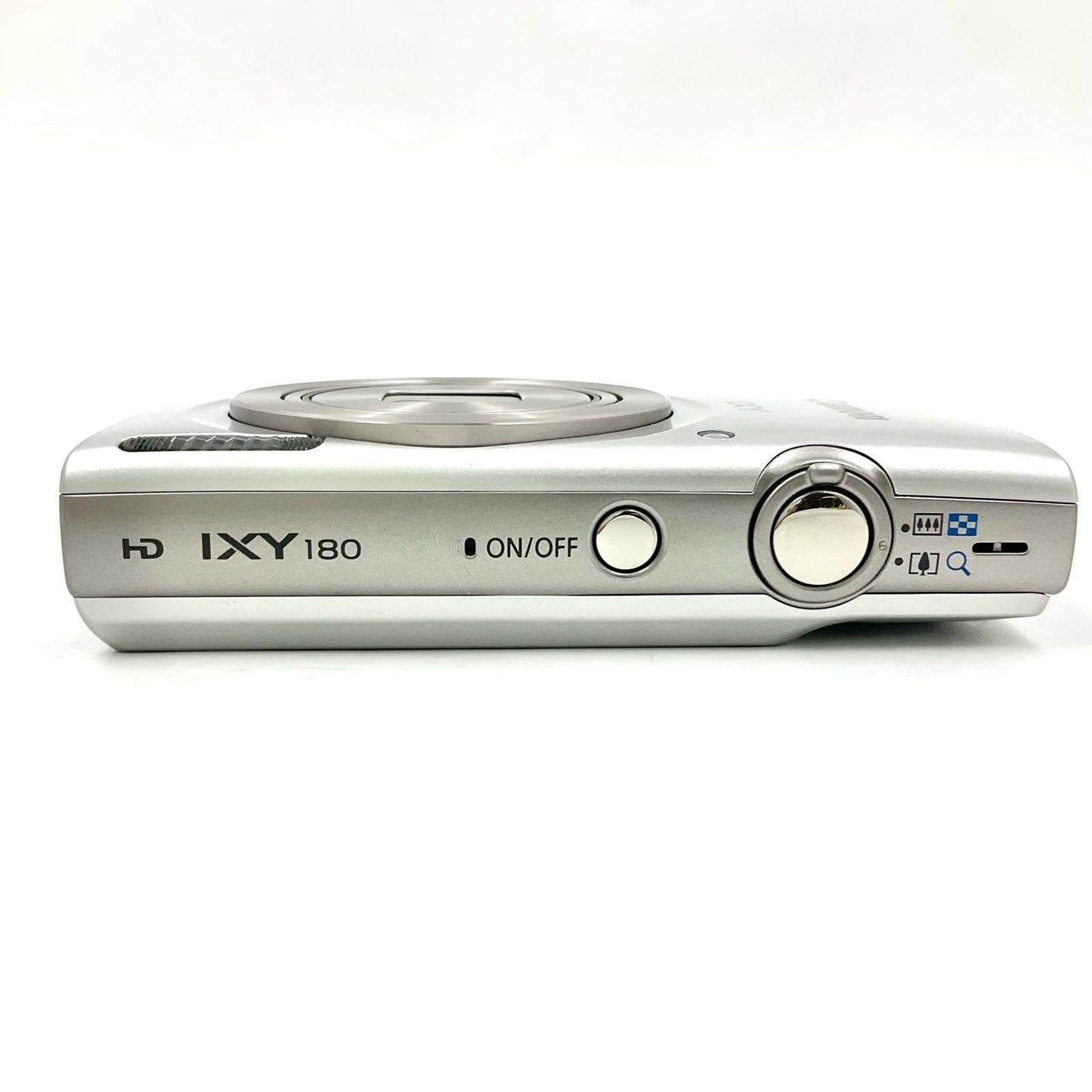 【全額返金保証】【最速発送】Canon コンパクトデジタルカメラ IXY 180 シルバー 美品 動作確認済